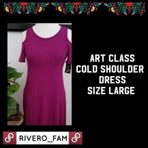 NWT | ART CLASS | CUT OUT SHOULDER DRESS